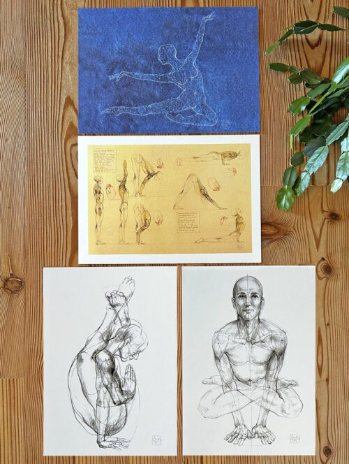 A4 Yoga Prints