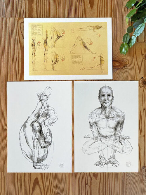 A4 Yoga Prints