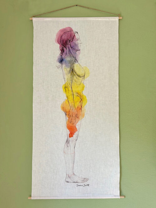 Samasthiti - print on linen