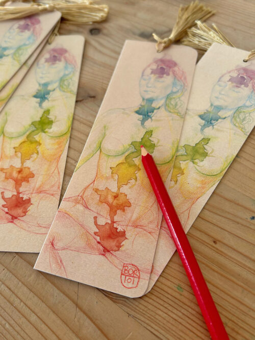 Handmade Bookmark "Goddess pose"