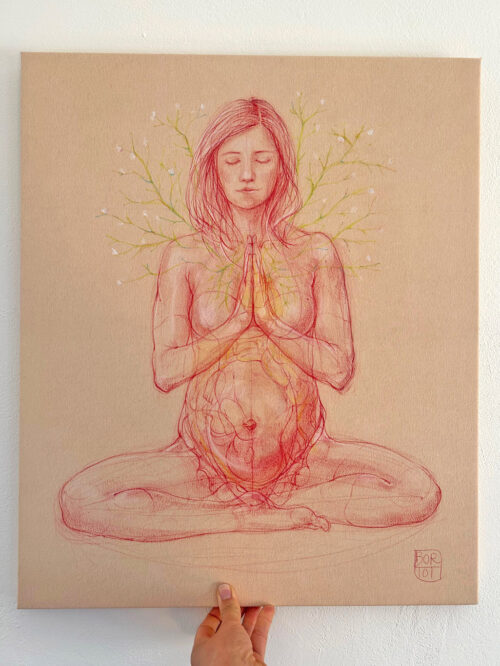 Prana - on canvas