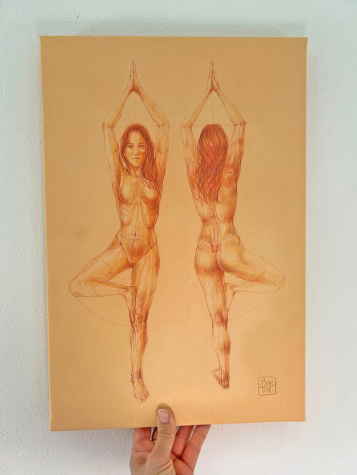 Vrikshasana - on canvas