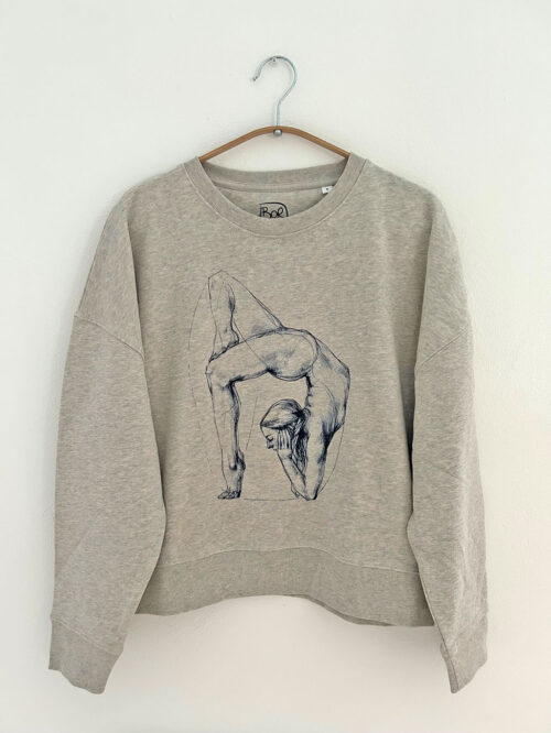 Women's warm Sweatshirt - Sayanasana variation