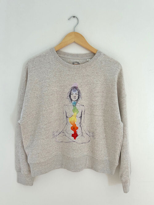 Women's warm Sweatshirt - Chakras