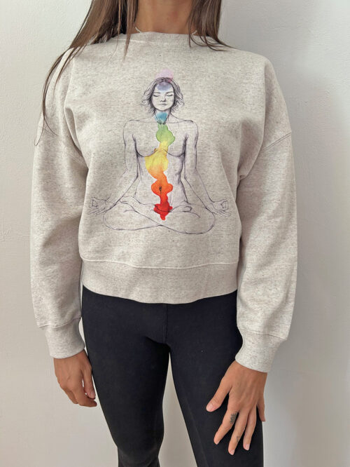 Women's warm Sweatshirt - Chakras