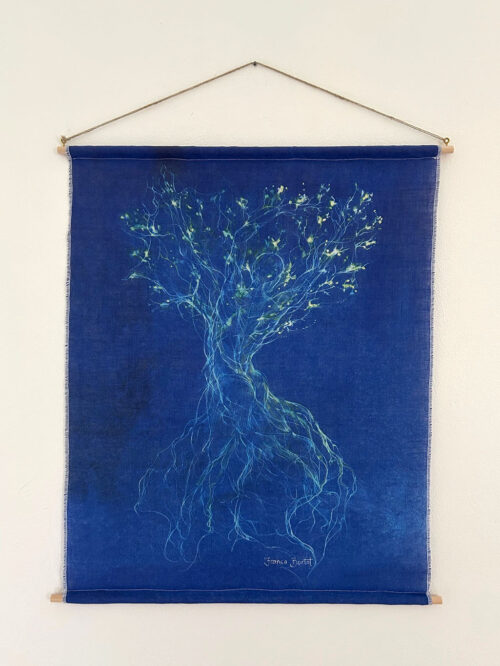 Universe - print on linen - small